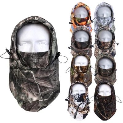 Máscara de esquí de pasamontañas invierno hombres mujeres aire libre clima frío cuello polaina cabeza capucha Foto 1 de 4