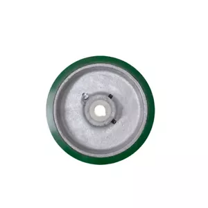 Rueda motriz con llave de hierro fundido con banda de rodadura de polietileno de 4" x 1,5" - Rueda de servicio - Imagen 1 de 5