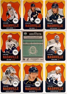 2010-11 OPC O-Pee-Chee Retro Nashville Predators Complete Team Set (18) - Bild 1 von 1