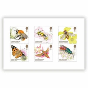 Royal Mail - Brilliant Bugs - Stamp set of 6 stamps - MNH - Picture 1 of 1