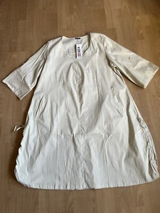 KEKOO WUNDERSCHÖNES KLEID GR.III BEIGE HELL LAGENLOOK NEU - Bild 1 von 5