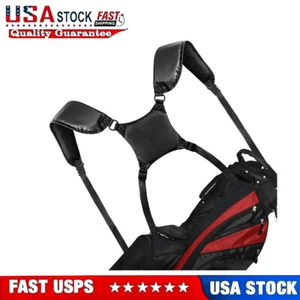 Padded Comfort Adjustable Replacement Double Shoulder Golf Bag - Picture 1 of 23