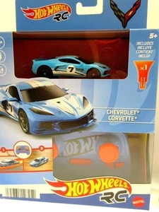 Nano Racer RC Car ~ Corvette ~ Blue ~ Hotwheels ~ Radio Control Fun - Picture 1 of 7