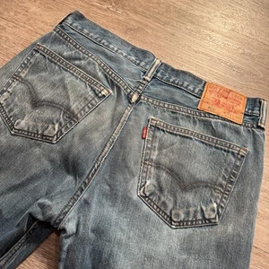 Vintage Levis Jeans Mens 32 Blue Denim 505 Zip Fly Straight Leg Fade 32x32 Adult - Picture 1 of 14