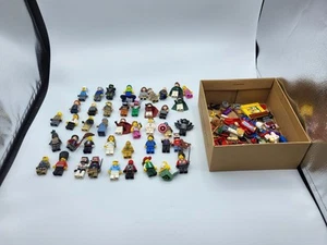 43 Lego Minifigures + Accessories, Marvel, Minecraft, Harry Potter & More - Picture 1 of 10