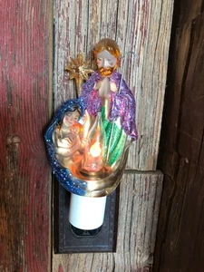 Christmas Nativity Night Light tested works w/box……..x5 - Picture 1 of 4