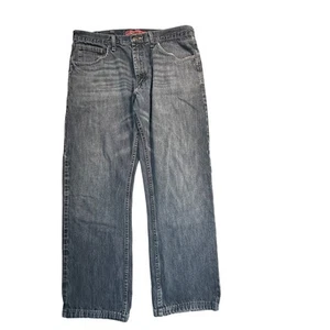 Jeans Lee Para Hombre 38x32 De Colección Ajustados Azul Lavado Oscuro Algodón Pierna Recta Denim - Imagen 1 de 10