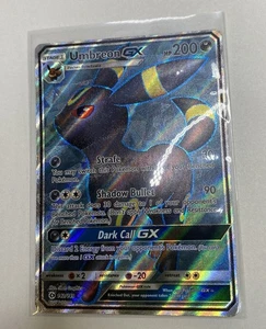 Umbreon GX 142/149 Sol y Luna 2017 Arte Completo Raro Carta Pokémon Juego de Cartas Coleccionables - Imagen 1 de 11