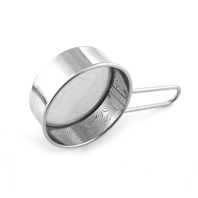 Rete setaccio farina cucina schermo portatile filtro farina rete filtro cucchiai - Immagine 1 di 4