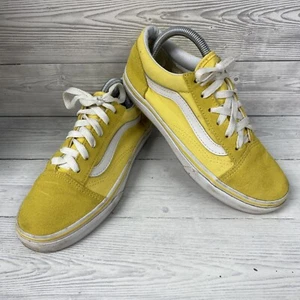 Vans Lemon Yellow Suede And Canvas Low Top Trainers Size 3 PK2001971 - Picture 1 of 10