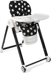 CHIC4BABY Hochstuhl Aro, Dots black - Bild 1 von 5