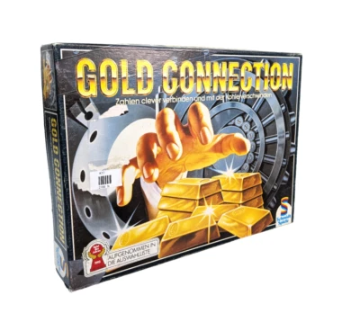 Schmidt Spiele 01167 - Gold Connection -  Brettspiel 1992 🎲 Retro Vintage Holz - Bild 1 von 4