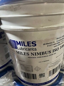 MILES LUBRICANTS Nimbus ISO 100 Industial Gear Oil 5 Gallon Pail (M00600203) - Picture 1 of 1