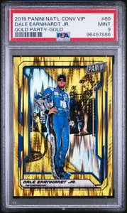 Dale Earnhardt Jr 2019 Panini National VIP Gold Wave Prizm /10 Nascar Psa 9 - Picture 1 of 2