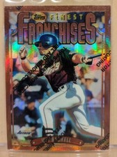 1996 Topps Finest BRONZE REFRACTOR #299 Jeff Bagwell Astros RARE PARALLEL