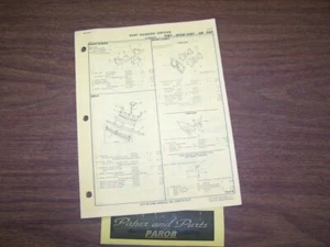 1969 Plymouth Fury Sport Fury VIP Factory OEM Part Number List gtc - Picture 1 of 1