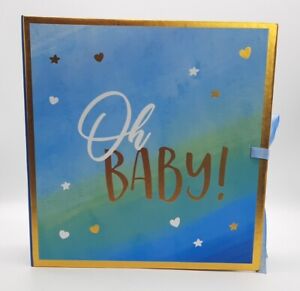 Baby Keepsake Box for Treasured Memories Oh Baby Our Baby Boy Blue