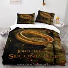 3Pcs Lord of the Rings Bedding Set Quilt Duvet Cover Single Double King R1