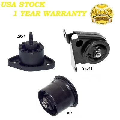 3 piezas montaje motor y transmisión apto para Chevrolet S10 1998-2003 2,2 L Foto 1 de 4