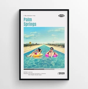 Impresión de póster de película Palm Springs, arte de pared - sin marco - Imagen 1 de 3