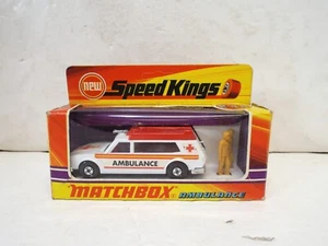 MATCHBOX SPEED KINGS K-49 AMBULANCE KOMPLETT MIT FIGUREN BOXED (M31) - Bild 1 von 6
