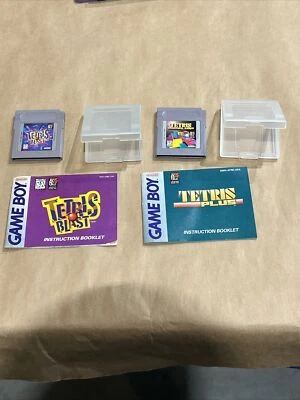 Tetris Plus And Tetris Blast (Nintendo Game Boy cartridges/cases/booklets Tested - Image 1 of 4