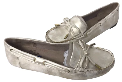 Lifestride 女式 Valor 舒适懒人连衣裙乐福鞋金色,尺寸:10 201F — 第 1/4 张图片