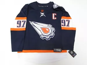 McDAVID EDMONTON OILERS FANATICS REVERSE RETRO 2.0 BREAKAWAY HOCKEY JERSEY - Picture 1 of 2