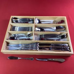 100+ Piece Set Of Vintage Distinction Deluxe Stainless By Oneida HH - Picture 1 of 14