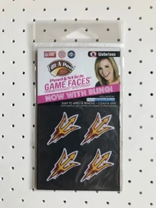 0003 Arizona State  - 4 Glitter Tattoos - Picture 1 of 1