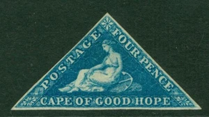 SG 6 Cape of Good Hope 1855-63. 4d deep blue. A fresh mounted mint example... - Picture 1 of 1