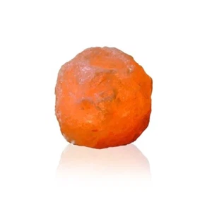 Crystal Salt Tealight Holder Ball Orange Raw Suedlich Des Himalaya the Mountains - Picture 1 of 1