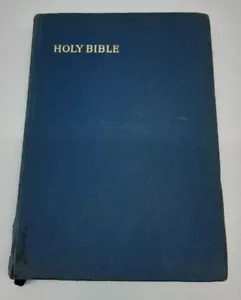 Holy Bible Book Revised Standard Ed. Blue British and Foreign Bible Society 1952 - Picture 1 of 12