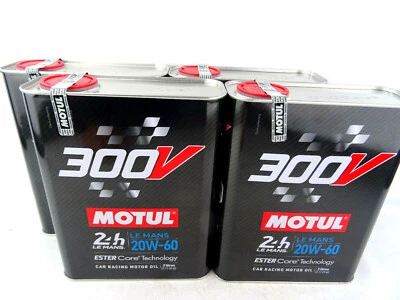 Motul 300V 20W60 Le Mans Ester Core 20W-60 Rennsport Öl 4x 2Liter