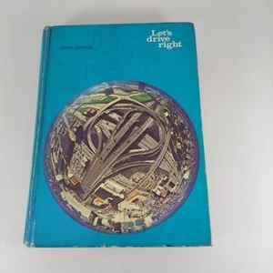 Let's Drive Right Fifth Edition Illustrated HC 1972 Scott Foresman - Picture 1 of 12