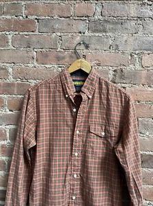 Vtg Ralph Lauren Rugby Mens Shirt, Sz XS Slim, Plaid 100% Cotton - Picture 1 of 7