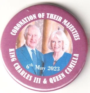 King Charles III & Camilla coronation day 2023 - royal photo fridge magnet - Picture 1 of 1