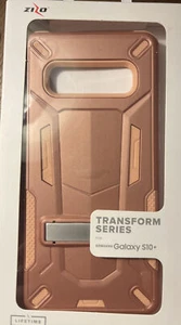 Samsung Galaxy S10+ Zizo Rose Gold Case with Integrated Kickstand - Picture 1 of 2