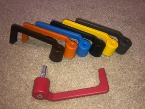 Motorcycle Racing Brake Lever Guard with Fixing - Colours Available. Made in UK - Picture 1 of 2