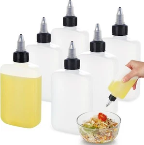 6 Pack Mini Squeeze Bottles for Liquids for Camping Kitchen, Camping Cooking, - Picture 1 of 1
