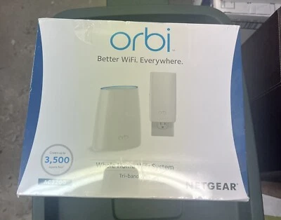 NETGEAR Orbi AC2200 4 Port 1200 Mbps Wireless Router (RBK30100NAS) - Image 1 of 3