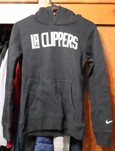 Nike LA Clippers City Edition 2020/21 Fleece Pullover Hoodie Youth Med YM 10/12 - Picture 1 of 6