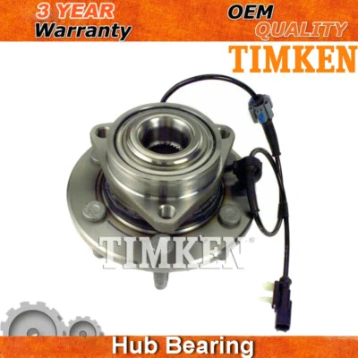 Buje de cojinete de rueda delantera 4x4 Timken se adapta a Chevy Silverado 1500 GMC Sierra 1500 Foto 1 de 4