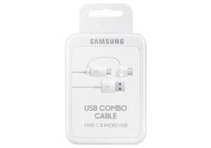 Nowy kabel Samsung Combo USB - USB-C + micro USB - Zdjęcie 1 z 3