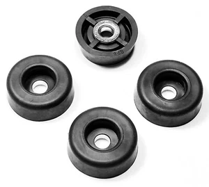 8 MEDIUM ROUND RUBBER FEET 0.859 W x 0.312 H - MADE IN USA / FREE S&H - Picture 1 of 5