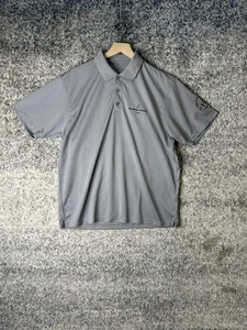 Woodford Reserve Poloshirt Herren Large grau VanSport bestickt Bourbon Golf - Bild 1 von 7