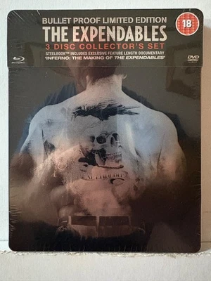 The Expendables 3 Disc Collectors Set Steelbook Blu-Ray 18 New & Sealed 682G - Image 1 of 3