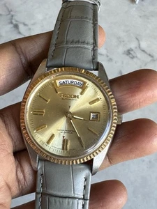 Vintage Ricoh President Day-Date Automatic 21 Jewels Japan Herrenuhr - Bild 1 von 7