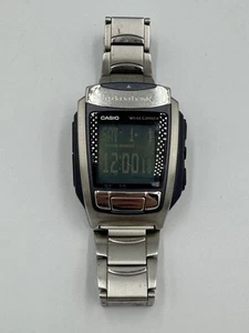 Vintage Casio E-Data Bank WQV-10 Wrist Camera Japan Men's Watch Dim Display Link - Picture 1 of 13
