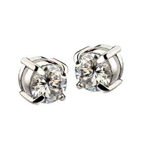 3X(1 par Pendientes de diamantes de imitacion de iman Pendientes de hombre 9942 - Imagen 1 de 4